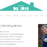 homepage website de Iris